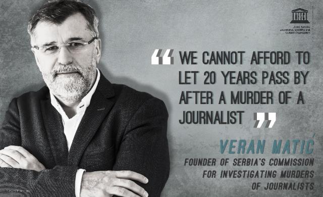"We can't let 20 years pass by after murder of journalist"